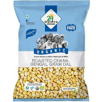 24 Mantra Organic Roasted Chana Dal Bengal 500g