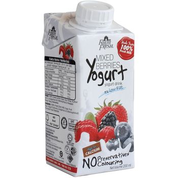 Farm Fresh Mixed Berries Yogurt Drink 200ml