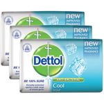 Sabun Antibakteria Sejuk Dettol 3 x 65g