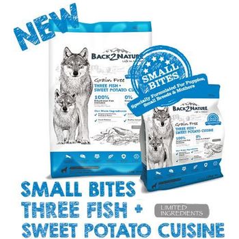 Back 2 Nature Grain Free Three Fish + Sweet Potato Cuisine