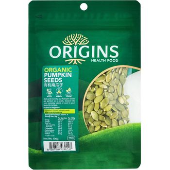 Origins Healthfood Organic Pumpkin Seed 100g
