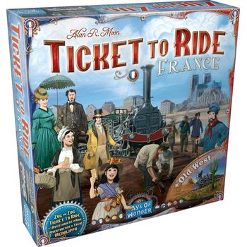 Asmodee Ticket To Ride France And Old West Expansion