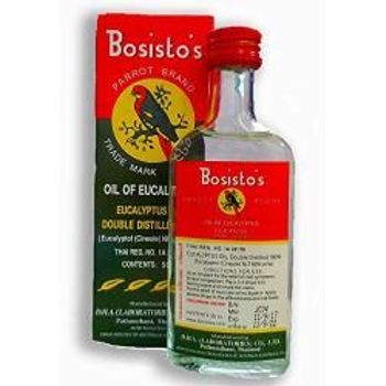 Eucalyptus Oil Double Distilled 100 Bosistos Parrot Brand 56 Cc From Thailand
