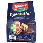 Loacker Quadratini Crispy Wafers Chocolate 250g