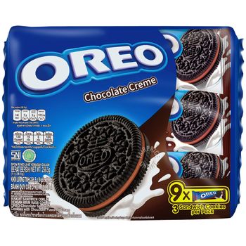 Berbilang Pek Kuki Sandwich Oreo - Coklat 248g