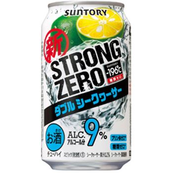 Suntory 196 Strong Zero Sugar Sparkling Double Citrus Depressa Flavour 350ml