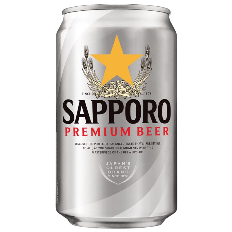 Freshie Supermarket Singapore Sapporo Premium Draft Beer Can 330ml 5
