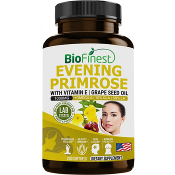 Biofinest Evening Primrose Oil Grape Seed Vitamin E 1000mg