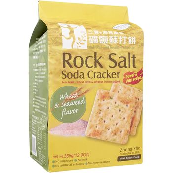 Zheng Zhe Rock Salt Soda Cracker Wheat And Seaweed Flavor 365g