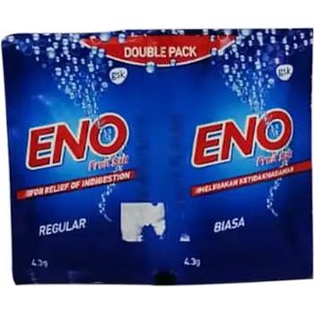 Eno Fruit Salt Regular Sachet 4.3g x 2pcs