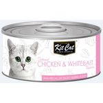 Kit Cat Toppers Chicken & Shirasu Wet Food For Cats 80g