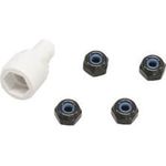 Kyosho Mini Z MZW13BK Color Nylon Nut Bluck