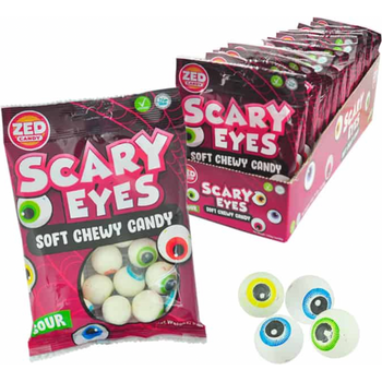 Zed Soft Chewy Candy Scary Eyes 1x90g
