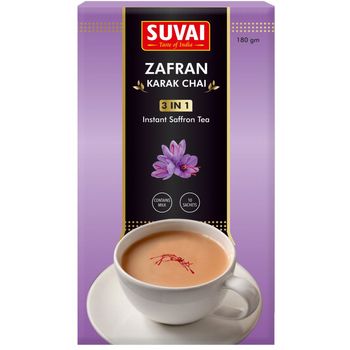 Suvai Instant Saffron Tea 3-in-1 (10 x 18g)