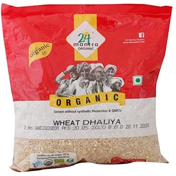 24 Mantra Organic Wheat Daliya 500g