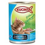 Kucinta Fisherman Basket in Seafood Jelly Cat Wet Food 400g