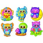 4M Mould and Paint Glow-In-The-Dark Owls