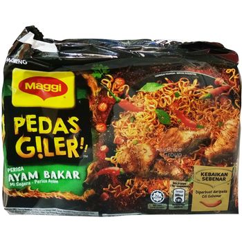 Maggi Hot Heads Instant Noodle Roast Chicken Mee Goreng