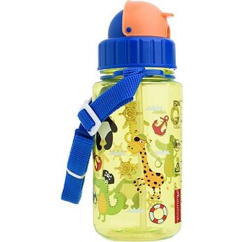 Autumnz Flip Top Straw Bottle Pirates 350ml