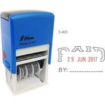 Shiny Self Inking Date Stamp Paid S-401