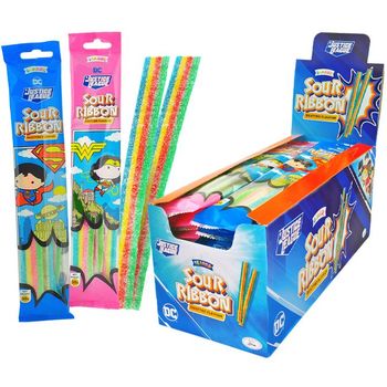 Justice League Sour Ribbon Quattro 18 x 30g