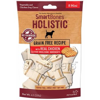 SmartBones Holistic Chicken Mini 8pcs 128g