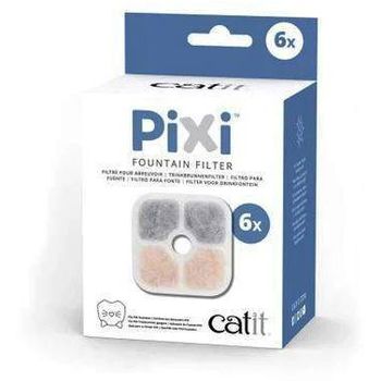 Catit Pixi Fountain Replacement Filter 6Ppcs