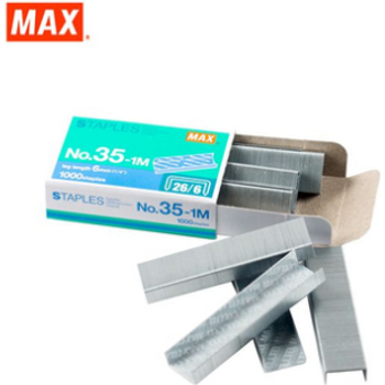 Max No.35-1M 26 6 Staples Pack of 2