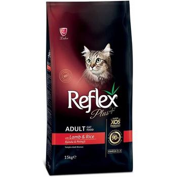 Reflex Plus Adult Cat Food With Lamb And Rice 15kg