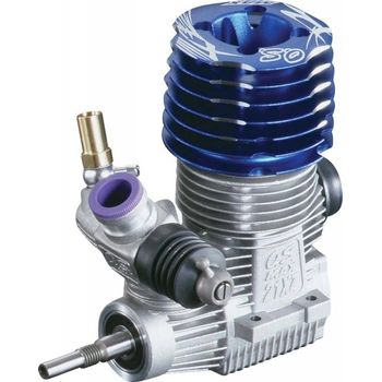 O.S. Engines 21 XZ-R Ver. II Silver/Blue Version