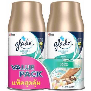 Glade Automatic Spray Ocean Escape Refill Twin Pack 175g