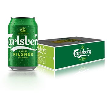 Carlsberg Can Beer - Danish Pilsner (24 x 320ml)