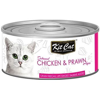 Kit Cat Chicken & Prawn Canned Cat Food 80g