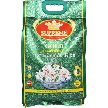 Supreme Gold 1121 Basmati Rice 5kg