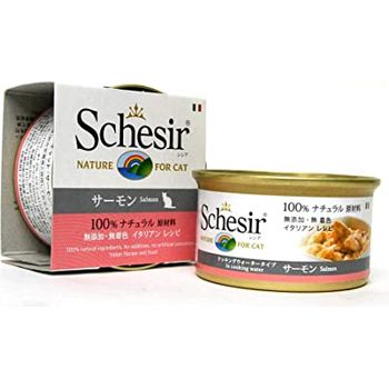 Schesir Salmon Natural Style Cat Canned Food 85g