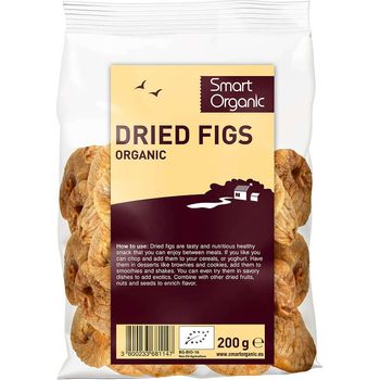 Smart Organic Dried Figs Organic 200g