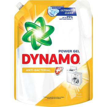 Dynamo Power Gel Laundry Detergent Refill Antibacterial
