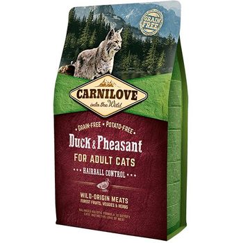 Carnilove Adult Cat Hairball Duck And Pheasant for Cats 6kg