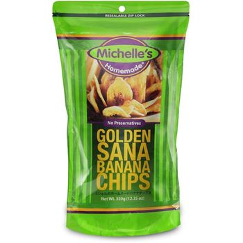Michelle's Home Made Golden Sana Banana Chips 350g