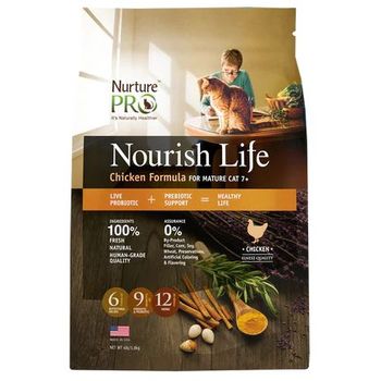 Nurture Pro Nourish Life Cat Mature 7+ Chicken Formula 300g