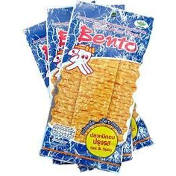 Bento Squid Seafood Snack Hot And Spicy Flavor 20g