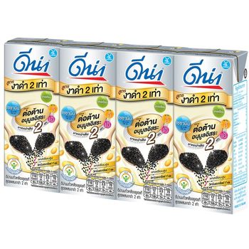 DNA UHT Soy Milk with Black Sesame 4pcs 180ml
