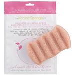 The Konjac Sponge French Pink Clay 1 pc by Konjac Sponge Company