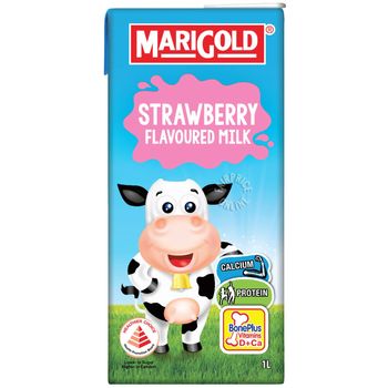 Marigold Uht Packet Milk Strawberry