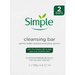 Simple Pure Soap for Sensitive Skin Twin Pack 125g
