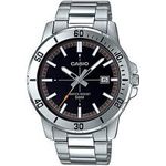 Casio Mtp-vd01d-1e2v Men's Enticer Stainless Steel Black Dial Casual Analog Sporty Watch