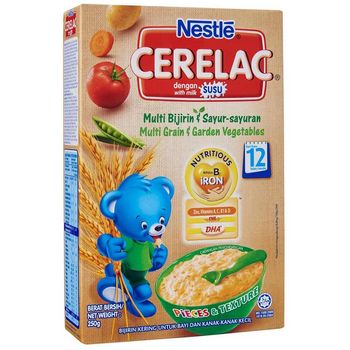 Nestle Cerelac Multi Grain And Garden Vegetables 250g