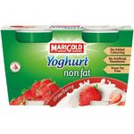 Marigold Yoghurt Non Fat Strawberry 130g