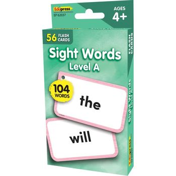 Teacher Created Resources Sight Words Flash Cards Level A
