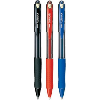 Uni-Ball Laknock Retractable Ballpoint Pen 1.4mm Pack of 5